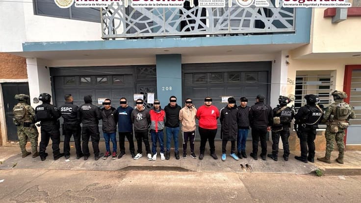 Operativo contra CJNG deja 20 detenidos y 113 vehículos asegurados en tres estados