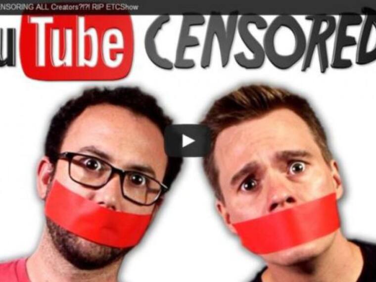 Censurarán videos en Youtube ¿Por?