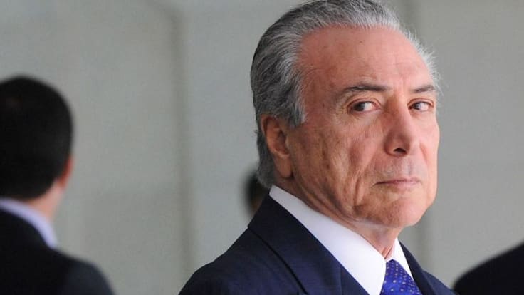 Dudan de legitimidad del presidente interino de Brasil, Michel Temer