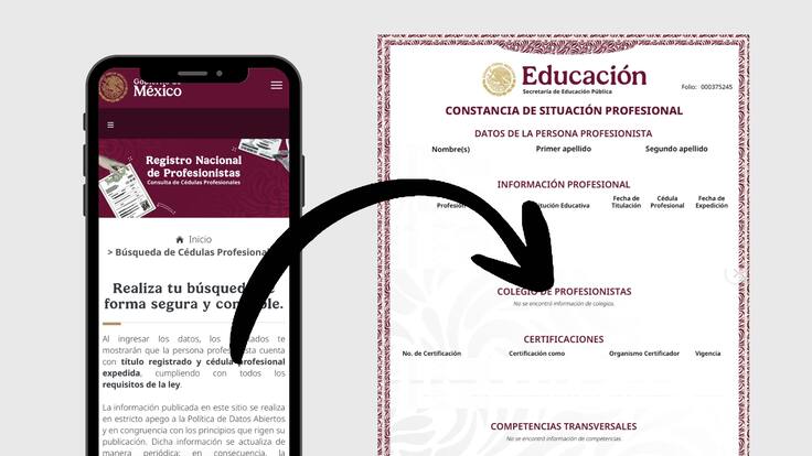 Constancia de Situación Profesional de la SEP: ¿Cuánto cuesta tramitarla en el Registro Nacional de Profesionistas?