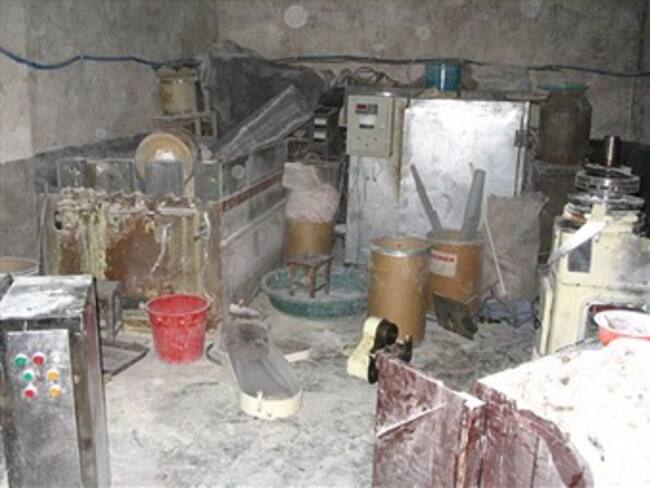 Localizan laboratorio para elaborar drogas en Michoacán