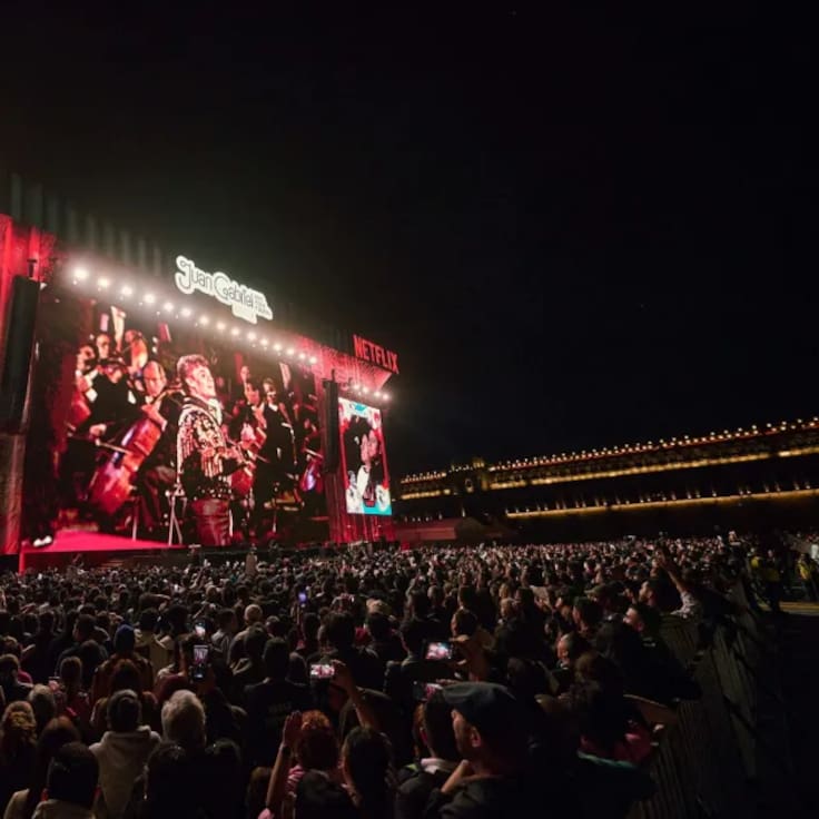 Así se vivió el concierto de Juan Gabriel en el Zócalo de la CDMX