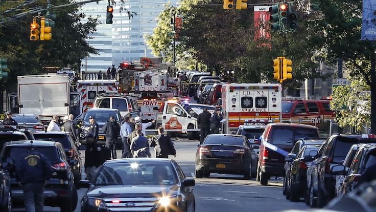 Atropellamiento en Manhatan es una acto terrorista: alcalde de Nueva York