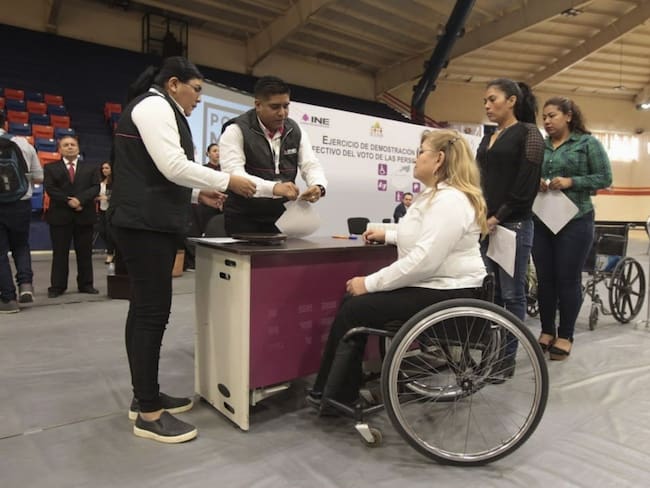 Participación de personas con discapacidad en elección judicial apenas supera 1%: INE