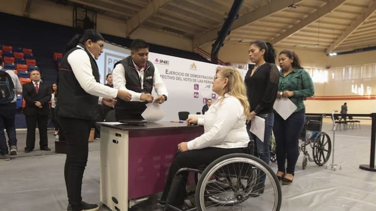Participación de personas con discapacidad en elección judicial apenas supera 1%: INE