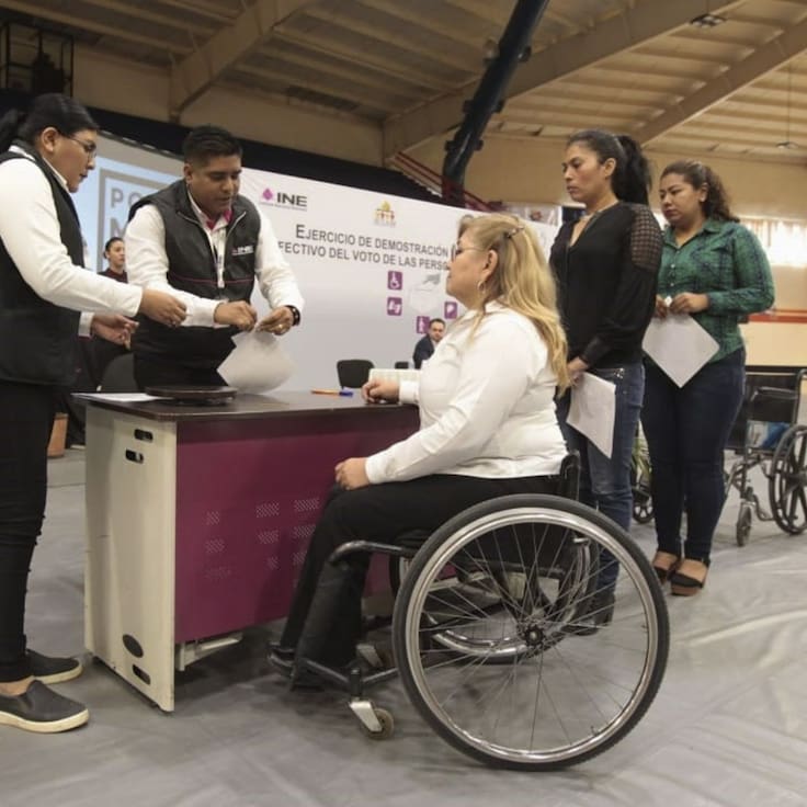 Participación de personas con discapacidad en elección judicial apenas supera 1%: INE