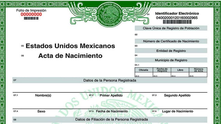 Acta de nacimiento certificada en CDMX 2026: guía para descargar y precio actual