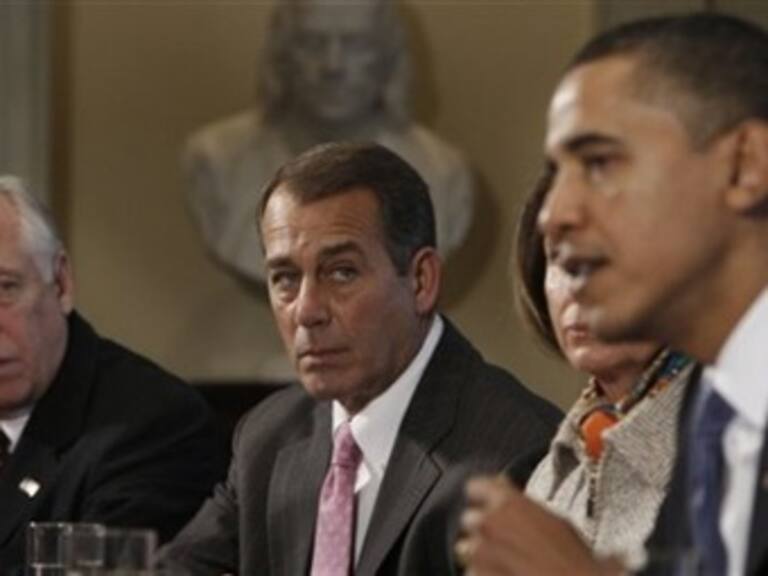 Intercambian acusaciones Obama y Boehner por recorte de impuestos