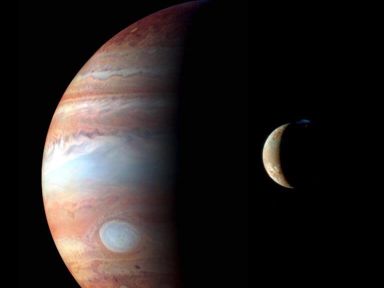 Se verán las 4 lunas de Júpiter