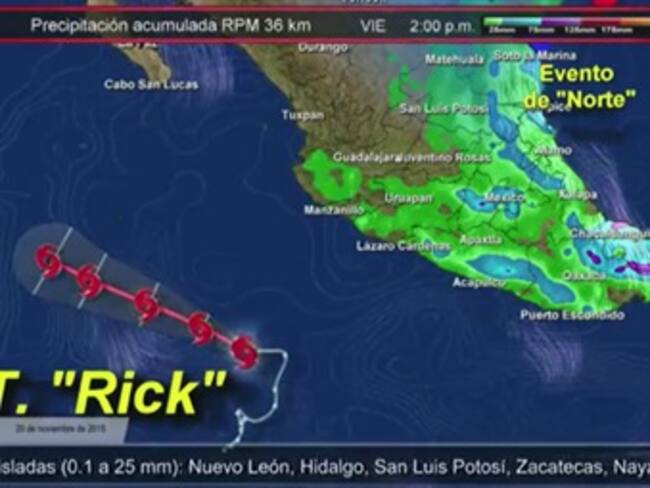 Pronóstico del tiempo del 20 de noviembre