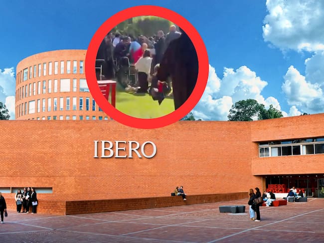 Estudiantes de la Ibero caen de tarimas en plena foto de graduación; Reportan dos lesionados | VIDEO