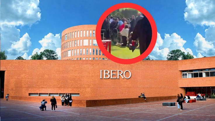 Estudiantes de la Ibero caen de tarimas en plena foto de graduación; Reportan dos lesionados | VIDEO