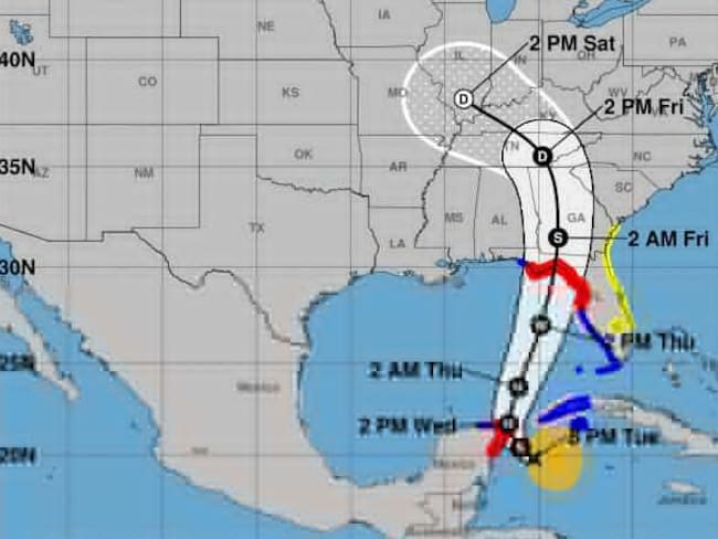 Tormenta Tropical Helene: Activan alerta naranja en Quintana Roo