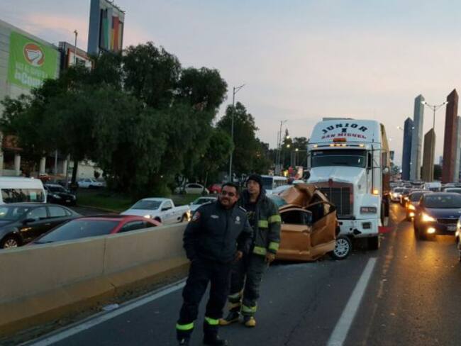 Accidente en Periférico Norte deja un herido de gravedad