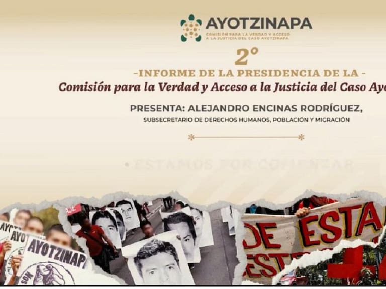 Encinas presenta el Segundo Informe de la Comisión del Caso Ayotzinapa