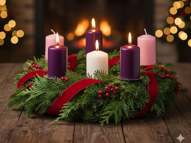 Historia de la corona de adviento