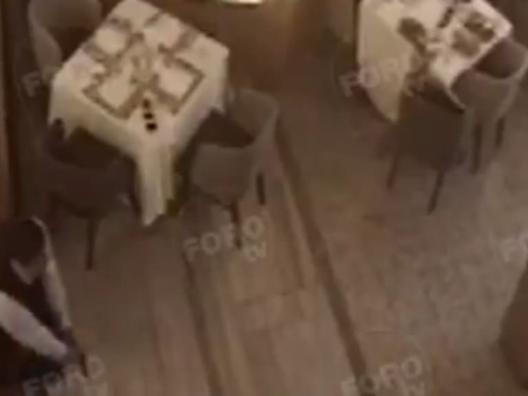 Caso Plaza Artz: captan el momento exacto del ataque dentro de restaurante