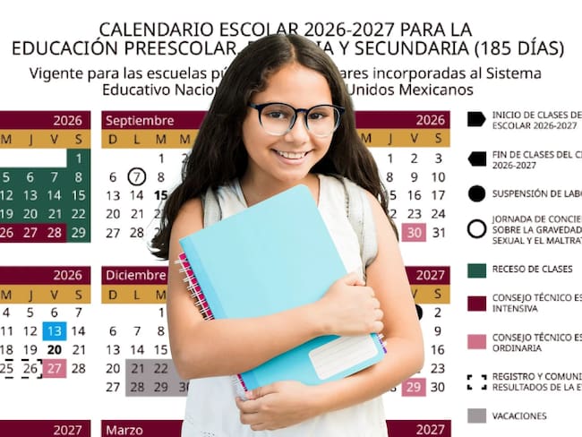 Calendario Escolar SEP 2026: Habrá seis días sin clases y tres puentes antes de Navidad