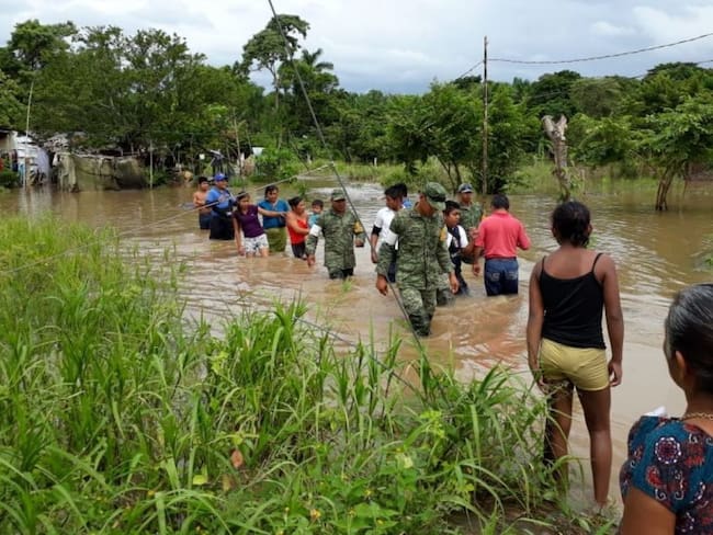 Reporta PC 50 comunidades incomunicadas y 550 casas afectadas en Veracruz