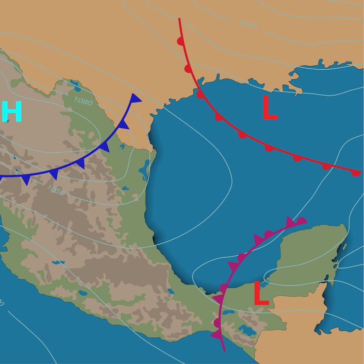 Clima en México para el fin de semana: lluvias, tormentas y vientos en estas regiones