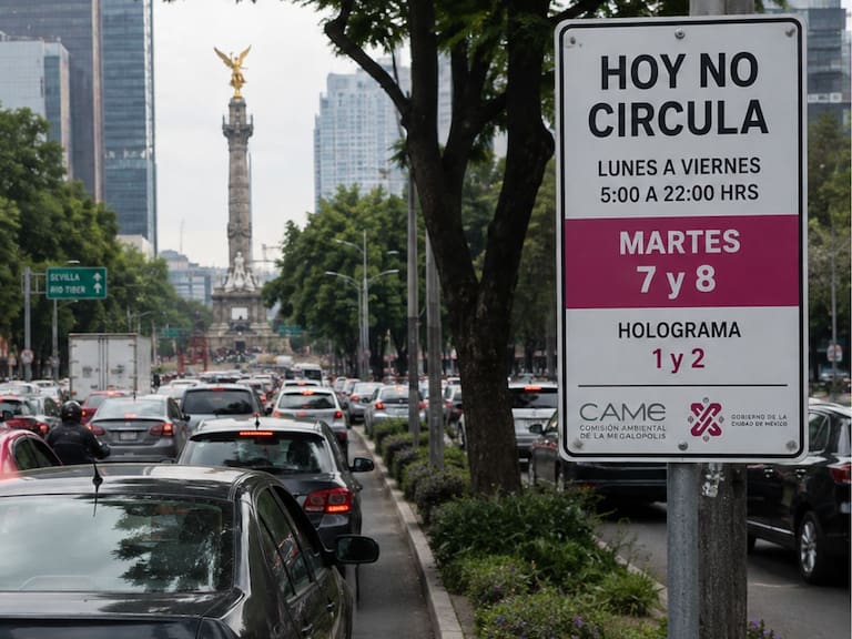 Hoy No Circula 11 de agosto: confirman qué placas no podrán circular este martes. IA