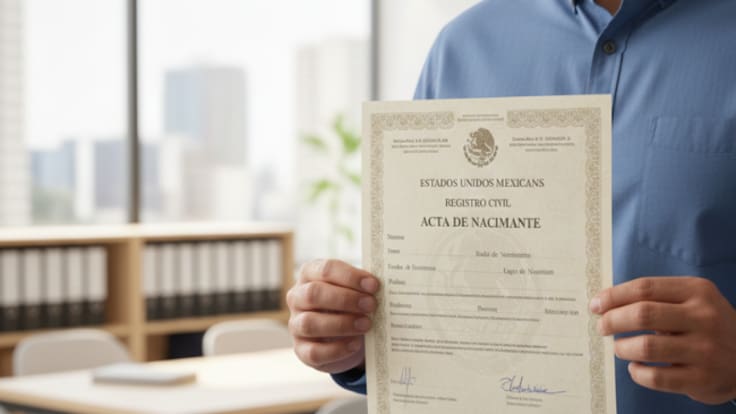 Precios del Registro Civil 2026: Costos por estado del acta certificada de nacimiento, matrimonio y defunción digital