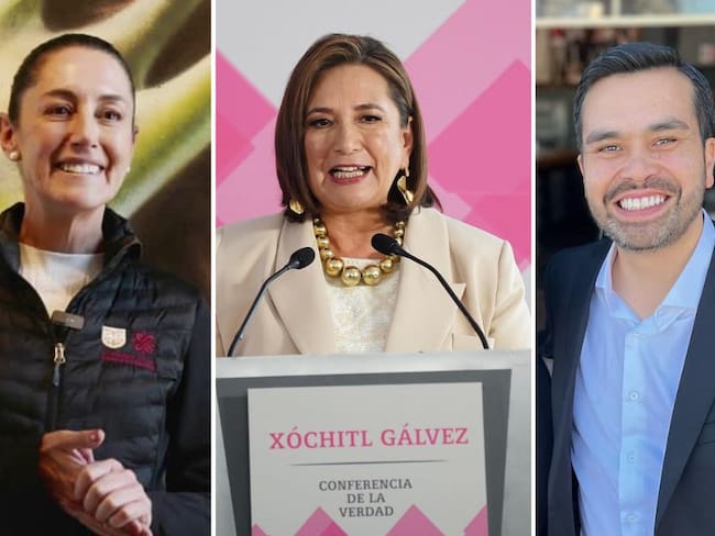 Aprueba INE candidaturas presidenciales de Sheinbaum, Gálvez y Álvarez Máynez
