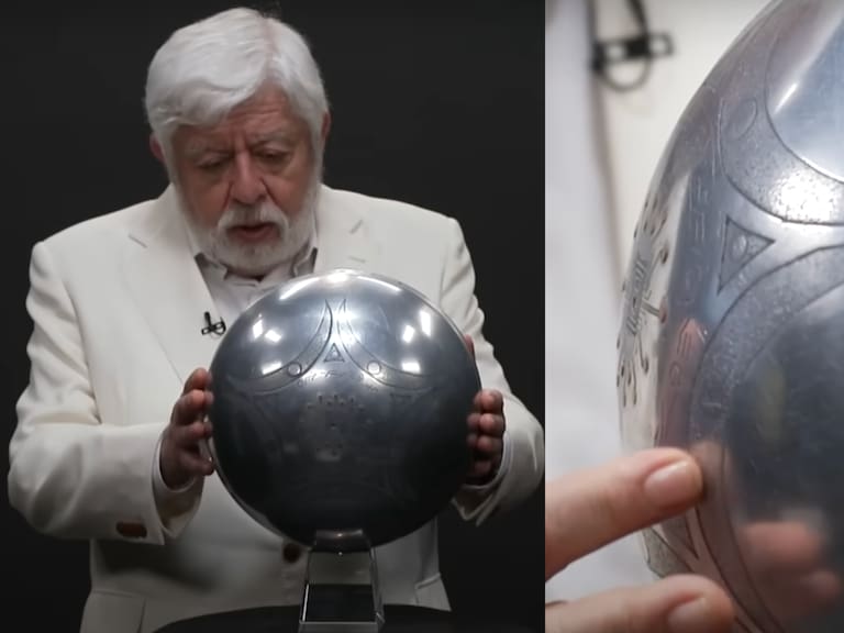 De acuerdo con Jaime Maussan, la esfera de Buga “evaporaba el agua al entrar en contacto con ella”.