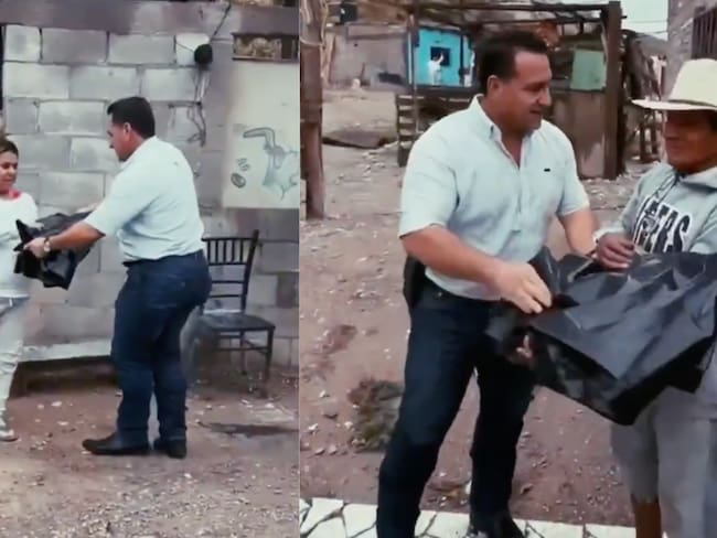 Regidor de Torreón reparte bolsas negras para ayudar a los ciudadanos a “proteger” sus viviendas de las lluvias; ¿Quién es Raúl Garza?
