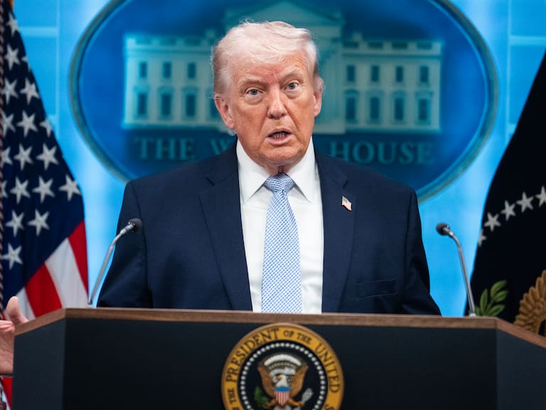 Mx - Trump presiona a la OTAN por el Estrecho de Ormuz y advierte: “solo reaccionan bajo presión” (Tom Williams/CQ-Roll Call, Inc via Getty Images)