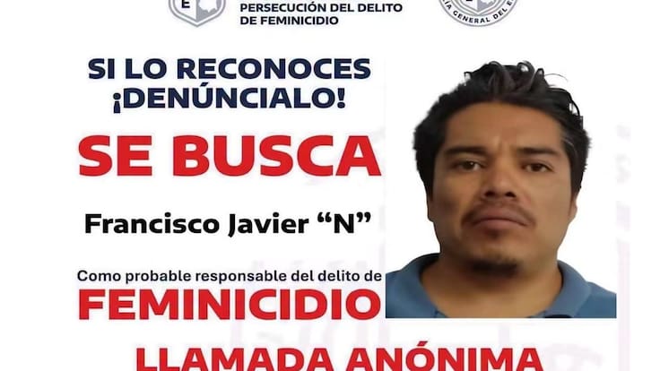 Giran orden de aprehensión contra Francisco Javier “N” presunto feminicida de Claudia Tacoronte