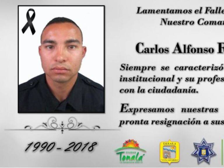 Fallece policía de Tonalá que se disparó accidentalmente