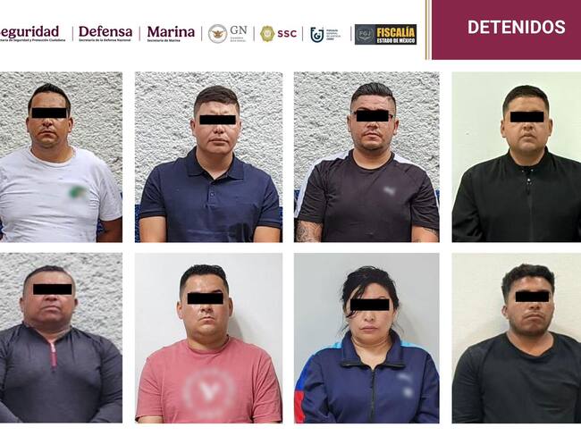 Detienen a 8 por secuestro exprés en CDMX y Edomex; 3 eran policías de la SSC