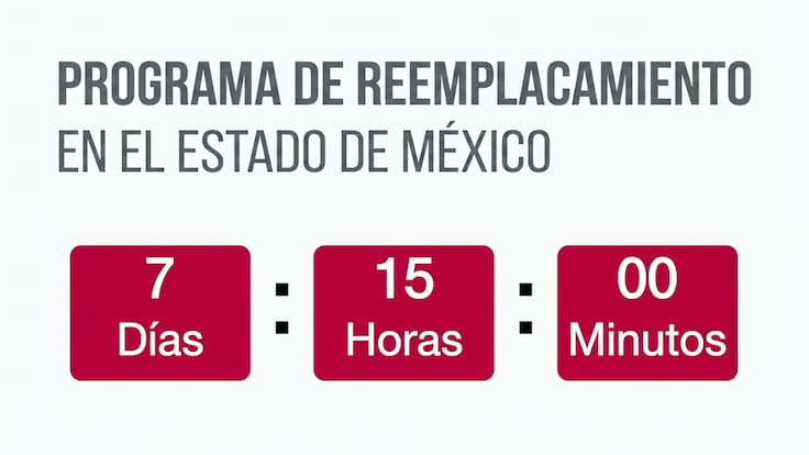 Reemplacamiento en Edomex 2026: queda una semana para evitar una multa de hasta 2,346 pesos
