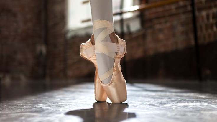Clase masiva de Ballet en la plancha del Zócalo