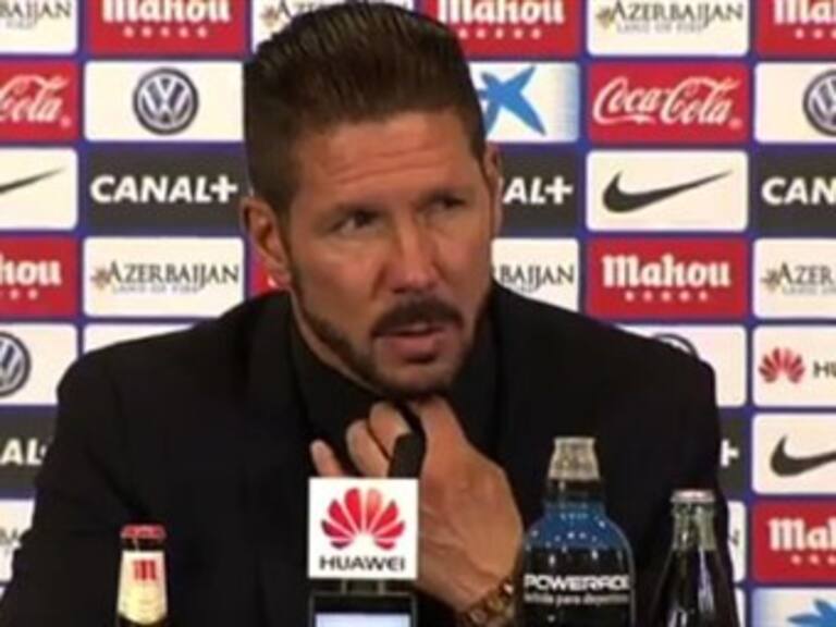 'Voy a tener paciencia con Jiménez, ojalá también la gente': Simeone