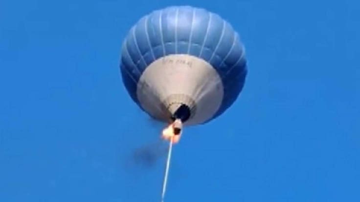 Dan de alta a menor accidentada en globo aerostático en Teotihuacán