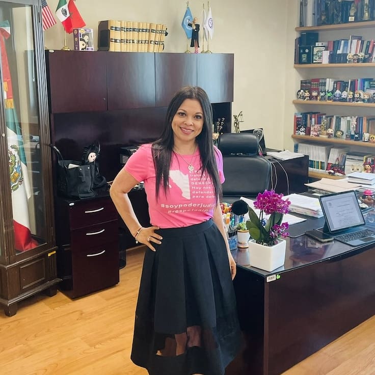 Martha Magaña defiende suspensión contra la reforma judicial ante Tribunal de Disciplina