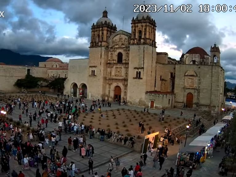 El momento quedó captado en video por medio de Webcams de México
