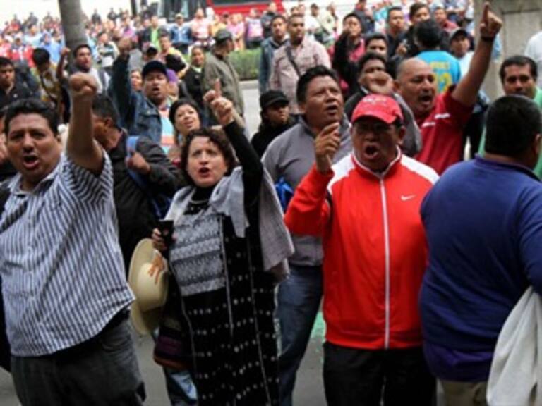 Implementan operativo PF y SSPDF por marcha del CNTE a Los Pinos