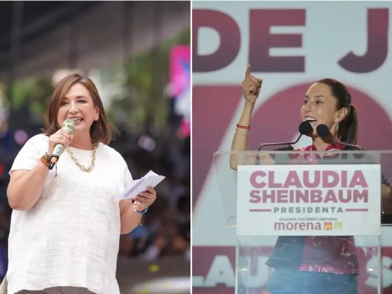 Xóchitl Gálvez y Claudia Sheinbaum realizan campaña en Naucalpan, Edomex