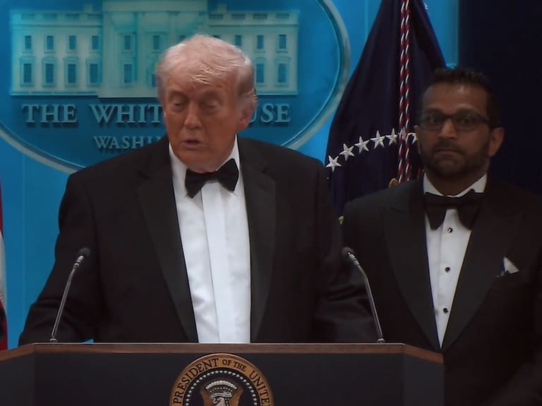 El presidente señalo que el incidente de seguridad ocurrido en la Cena de Corresponsales fue provocado por "un lobo solitario, una personas loca"