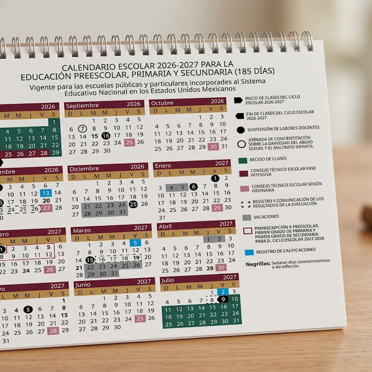 Calendario SEP 2026-2027: ¿cuándo serán todos los puentes y días sin clases de noviembre?