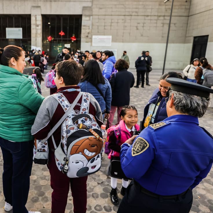 Regreso a clases: Despliega SSC a más de 14 mil policías para blindar escuelas en CDMX