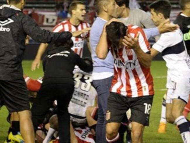 Tremenda batalla campal en el fútbol argentino