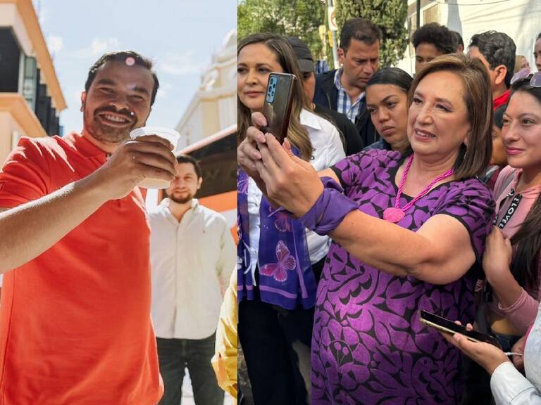 Sheinbaum “en el dilema de arriesgar”, Máynez a la espera de debate y Xóchitl pide “no tengas miedo”,