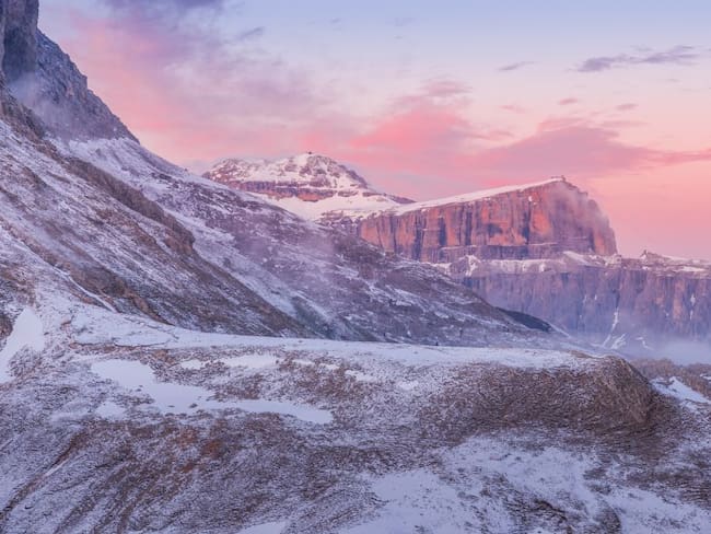 Nieve rosa en los Alpes puede ser una alerta sobre el cambio climático