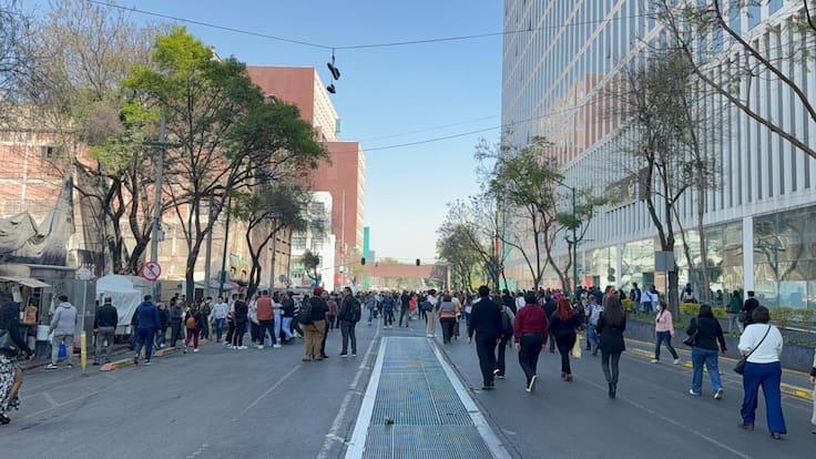 Por amenaza de bomba desalojan Ciudad Judicial de la CDMX