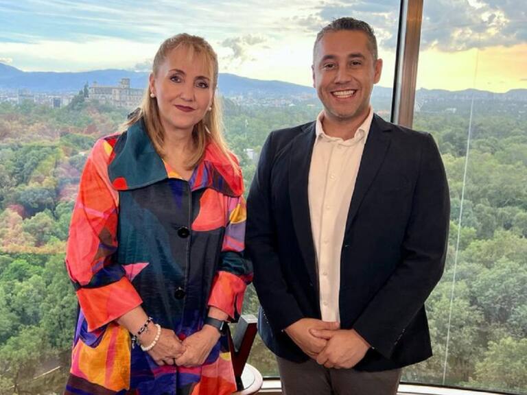 Gloria Guevara y Rubén Mora