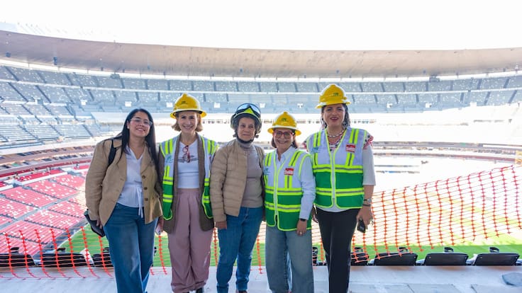 CFE, ICA y el gobierno de la CDMX inspeccionan condiciones operativas del sistema eléctrico en el Estadio Ciudad de México, como parte de los preparativos para el Mundial 2026